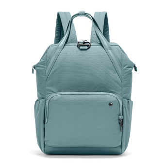 Women s anti theft mini backpack pacsafe citysafe cx mini backpack econyl mint Mint Matte BRANDS PACSAFE WOMEN S BACKPACKS Red Bird Dystrybutor Markowe Gad ety i odzie reklamowa