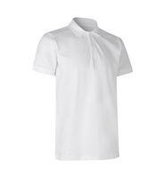 Polo-Shirt, ökologisch, von der Marke ID - Weiß