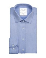 Feine twillighülse schlanke fit hellblau durch id, blau