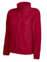 Fleecejacke Warren Lady Full Zip D.A.D - Rot