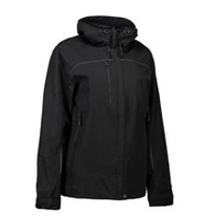 Frauenschale Zip'n'mix schwarz, schwarz, schwarze Jacke