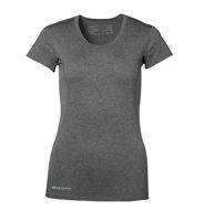 Damen-ID-Marke T-Shirt, graue Melange