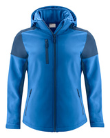 Softshell mit abnehmbarer Kapuze Prime Softshell Lady von der Marke Printer - Blau - Dunkelblau.