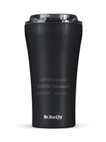 Dr.Bacty Apollo 2.0 keramikbeschichteter Kaffeebecher 360 ml - Schwarz Matt
