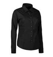 Easy Care Black ID, schwarzes Hemd, schwarz