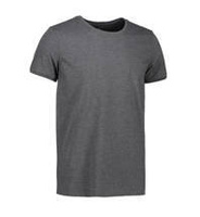 T -Shirt mit einem runden ID -Ausschnitt - Graphit