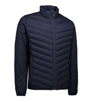 Herren Stretch Navy gesteppte ID, Marineblau