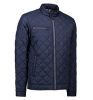 Herren -Id Navy gesteppte Jacke, dunkelblau