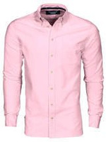 Hemd Indigo Fliege 30 Slim Fit von der Marke FROST, rosa.