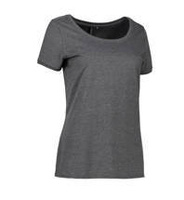 T -Shirt mit einem runden ID -Ausschnitt - Graphit