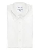 Poplinladies Modern Fit White durch ID, Biały
