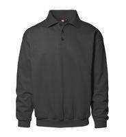Klassiker Polo Sweatshirtkohle