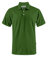 Herren t -Shirt Sonnenuntergang Polo reguläre Fitnterne, grün