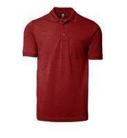 Klassiker Polo T -Shirt Pocket ID, rot