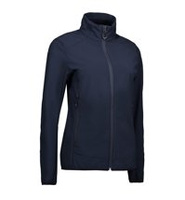 Frauen -Softshelljacke der ID -Marke, Marineblau