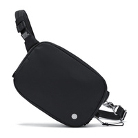 Kleine 2-in-1-Handtasche für Damen mit Diebstahlschutz Pacsafe W – black