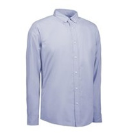 Männer lässig Stretch hellblaues Hemd von ID, Blau