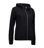Frauenkern schwarzer Sweatshirt -ID, schwarz