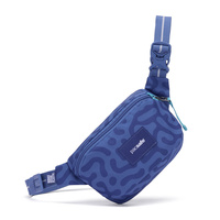 Pacsafe Go anti-theft hip pack - cerulean blue