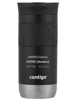 Contigo Byron 2.0 470ml thermal mug with engraving - Gloss black