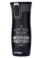 Thermal Mug Contigo West Loop 470 ml - Matte Black - You're a teacher
