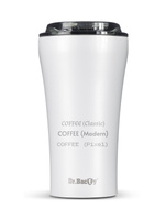 Ceramic-coated thermal Coffee Mug Dr.Bacty  Apollo 2.0 360 ml - Glossy White