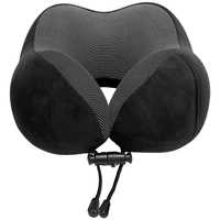 Travel pillow around the neck Dr. Bacty - Black