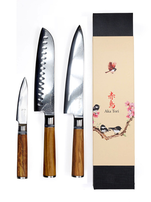 Exclusive Aka Tori Master Kyoto Olive Set (3 pcs.) – Business Gift with Engraving Option