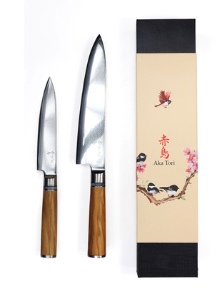 Exclusive Aka Tori Basic Kyoto Olive Set (2 pcs.) – Business Gift with Engraving Option
