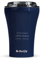 Dr.Bacty Apollo ceramic-coated coffee mug 227 ml - blue