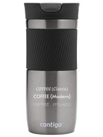 Thermal mug Contigo Byron 470ml  with custom inscription - engraved - Gunmetal