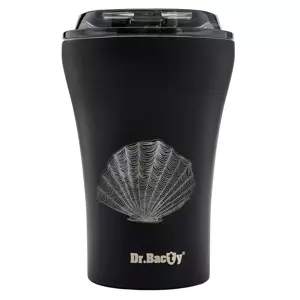 A cup for thermal coffee Dr. Bacty Apollo Seashell - black