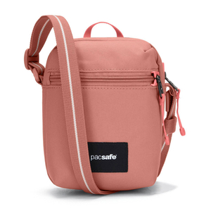 City anti-theft shoulder bag Pacsafe Go - pink