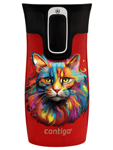 Contigo West Loop Mini 300ml thermal mug - Cat - Goji Berry