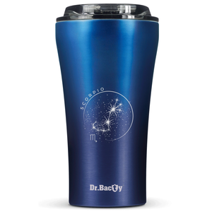 Dr.Bacty Apollo 2.0 thermal coffee mug - ‘Scorpio’ - 360 ml - Monaco Blue