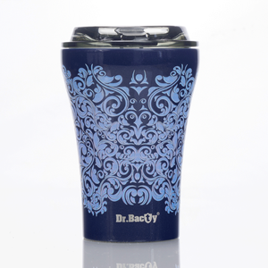 Dr.Bacty Apollo ceramic-coated coffee mug 227 ml - blue - Glamour Blue