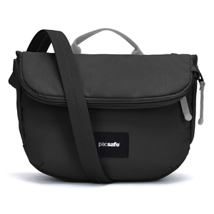 Folding women's anti-theft bag Pacsafe Go - black.