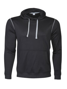 Hooded sweatshirt Pentathlon brand Printer - Black.
