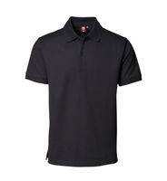 ID, black polo T -shirt