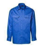 ID cotton work shirt, blue