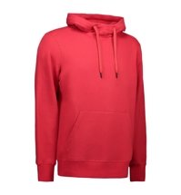 Male sweatshirt with a Core Red hooded brand, red