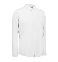 Men's Casual Stretch White shirt by ID, white