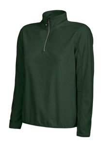 Men's Melton Lady Half Zip D.A.D Sweatshirt - Dark Green