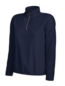 Men's Melton Lady Half Zip D.A.D Sweatshirt - Navy Blue