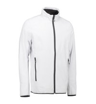 Men's Softhsell Jacket White by ID, Biały