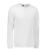 Men's casual core o-neck White brand ID, white