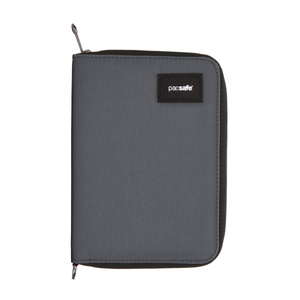 Men's large RFID Pacsafe wallet - dark gray