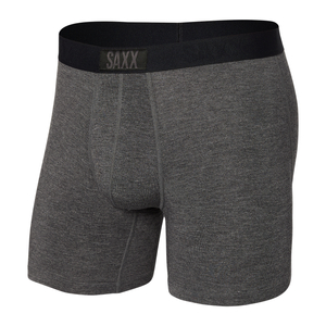 Men's quick-drying SAXX VIBE Boxer Brief - dark gray.