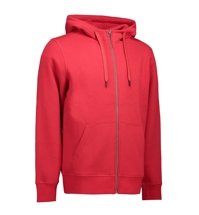 Men's unbuttoned Core red sweatshirt ID, red