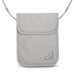 Neck passport holder Pacsafe Coversafe X75 - gray